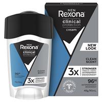 Rexona for Men Clinical Protection Antiperspirant Clean Scent 45ml $9.99 (Don’t Pay RRP: $14.73)