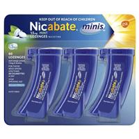 Nicabate Minis Quit Smoking Lozenge 1.5mg 60 pieces $24.99 (Don’t Pay RRP: $32.49)