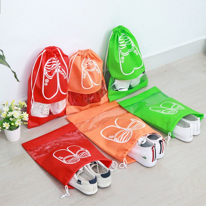 2Pcs Portable Travel Shoe Bag Waterproof Drawstring Shoes Storage Organizer – Random Color $8.98  (Was$10.47)