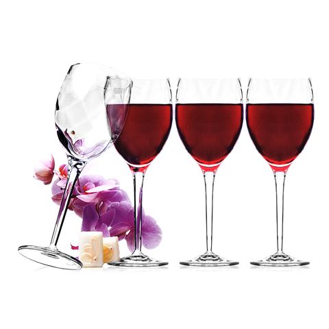 Luigi Bormioli Canaletto Optic Red Wine Set 4pce $29.00 (RRP:$70.00)