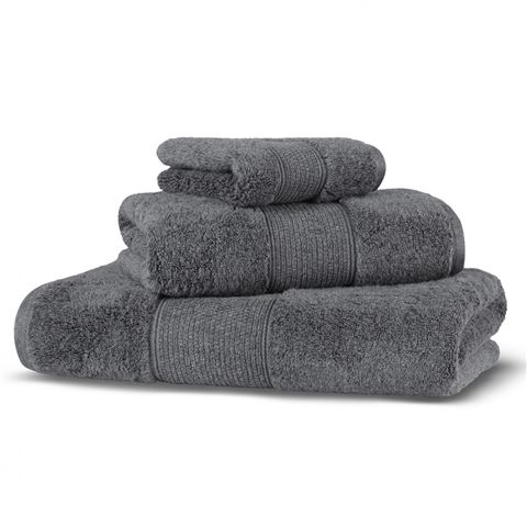 Hamam Ash Hand Towel Dark Grey 50x100cm $28.00 (RRP:$95.00)