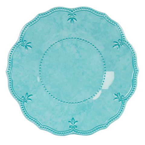 Baci Milano Baroque & Rock Aqua Dessert Plate $9.50