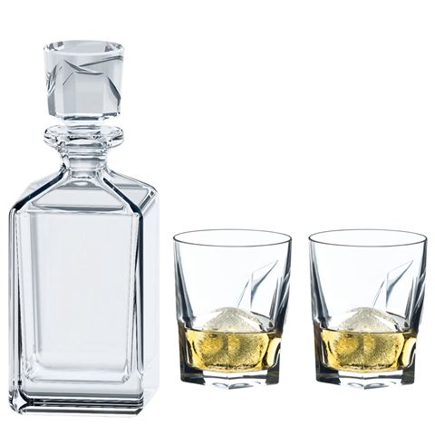 Riedel Louis Whisky Decanter Set 3pce $167.00 (RRP:$240.00)
