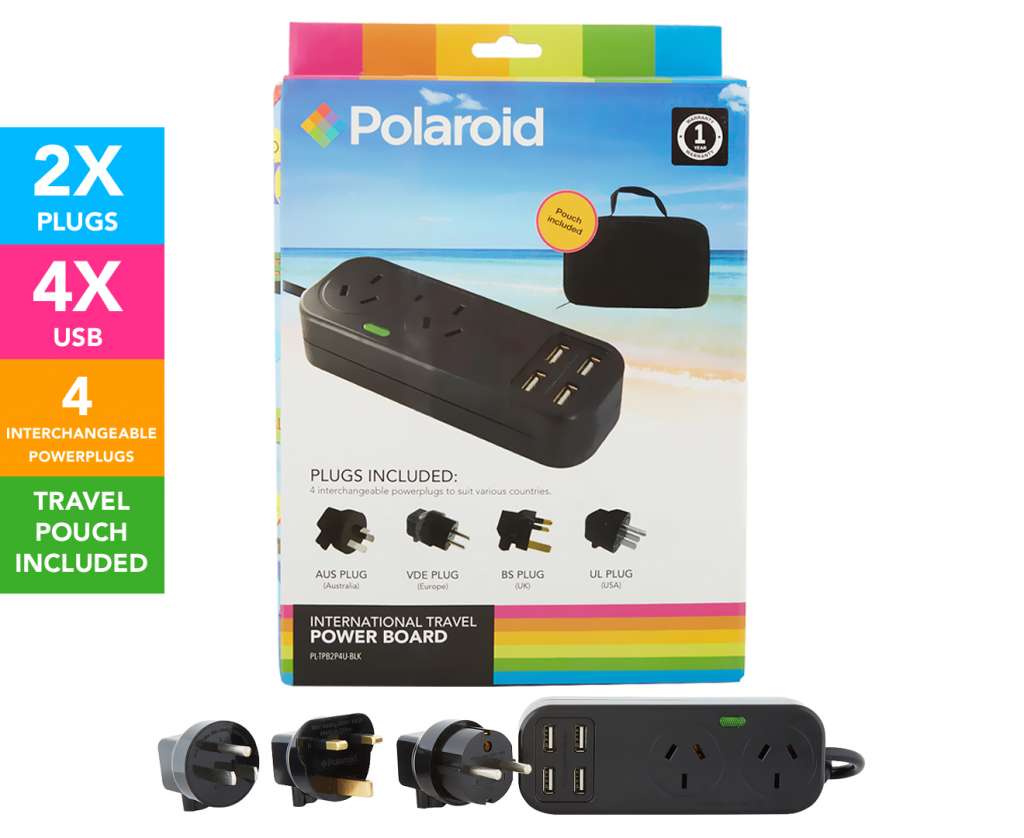 Polaroid International Travel Power Board $29.99