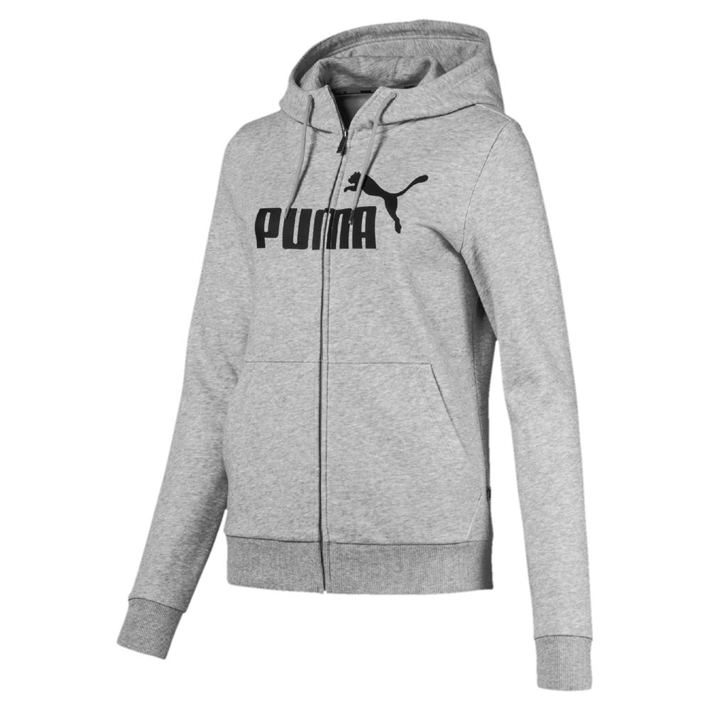 PUMA Womens Ess Logo Hooded Jacket Fl Lgh $48