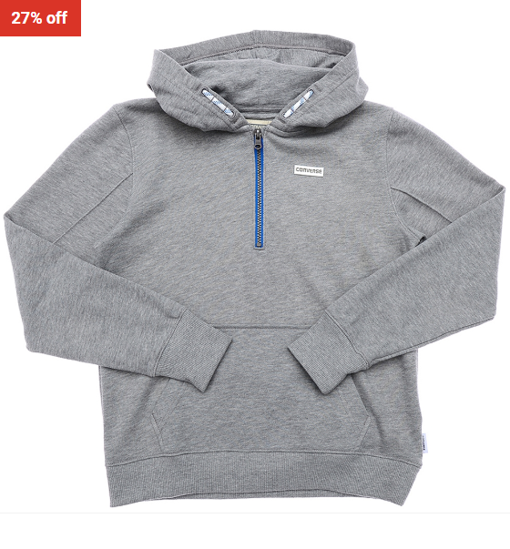 Converse Pin Chuck Pullover Hoodie Grey $45 (RRP $62)