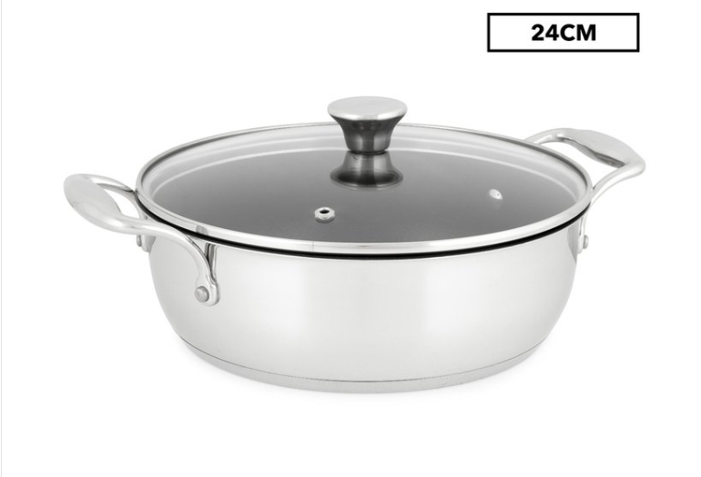 Tefal 24cm So Tasty Induction ThermoSpot Sauté Pan w/ Lid $54.99