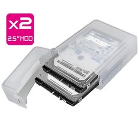 Astone CAS-220 2.5″ HDD Protection Case Fits 2x 2.5″ HDD $7.00