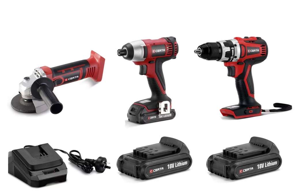 Certa PowerPlus 18V 3 Piece Set (Brushless Drill) $189