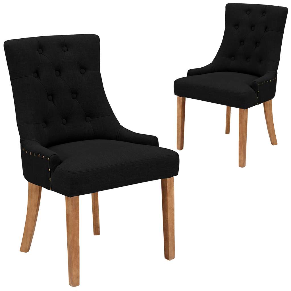 Black Windsor Scoop Back Dining Chairs (Set of 2) $229.00 (RRP$249.00)