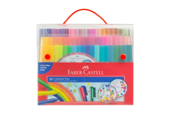 Faber-Castell 80 Piece Connector Pen Set $21 + Delivery (RRP $35)