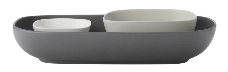 Maxwell & Williams Elemental 3-Piece Rectangle Bowls & Square Bowl Set $23.99 (Don’t pay $39.95)