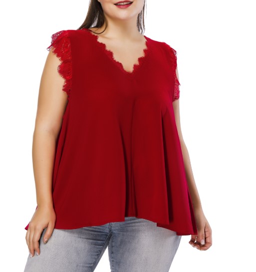 Curve Summer Collection MEI RED TOP $29