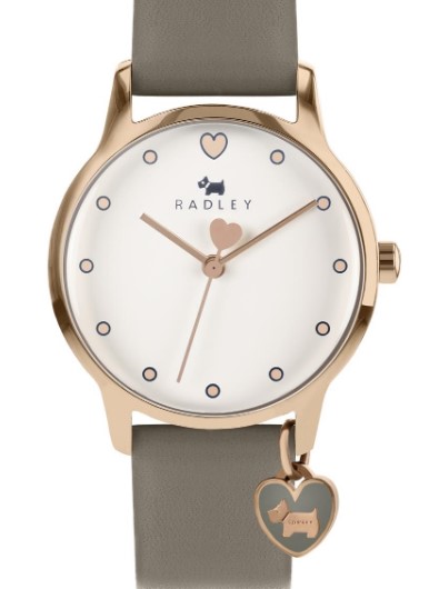 68% off Radley Ladies Heart Watch with Mink Leather Strap $59 (RRP$182)