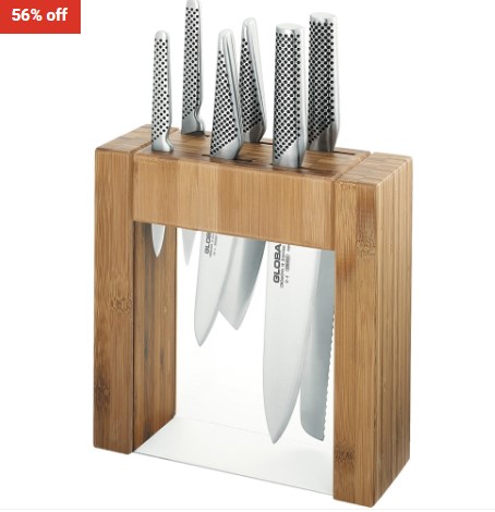 56% OFF Global Knives Ikasu Knife Block Set $375 (RRP$859)