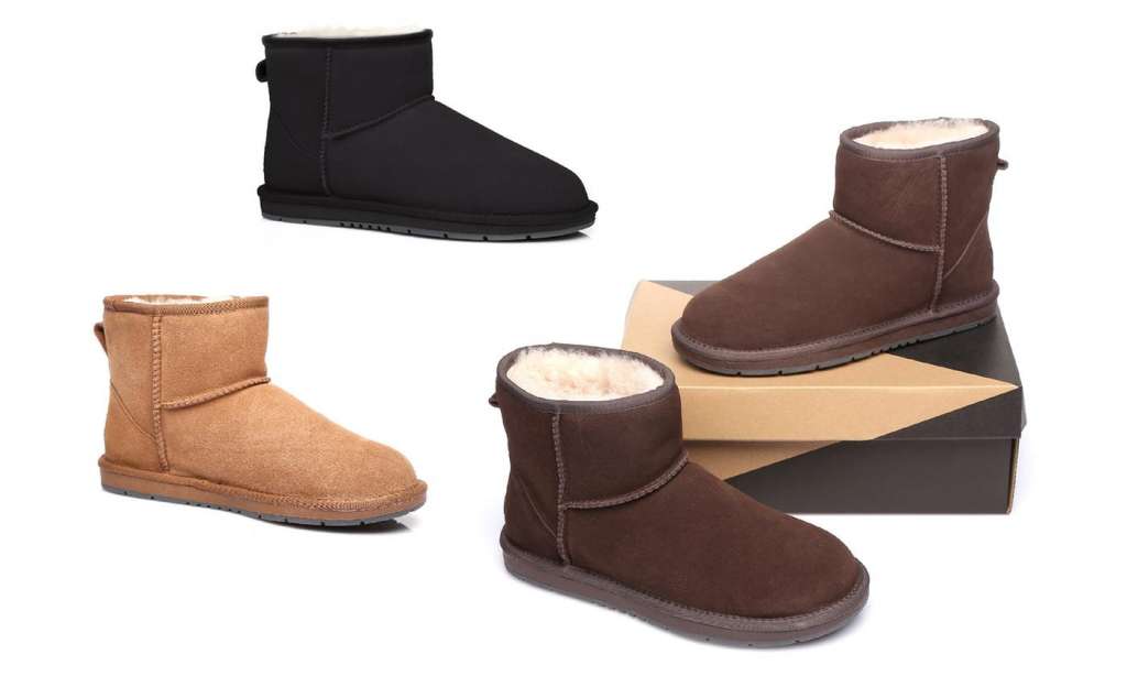 $59 for a Pair of Australian Shepherd® Suede A Grade Australian Sheepskin Lining UGG Ankle Boots (Don’t Pay $159)