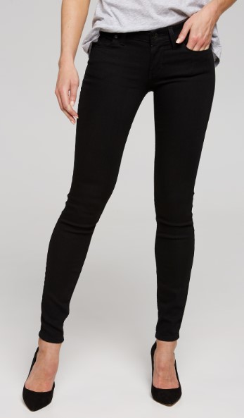 Save 30% GUESS LOW SKINNY JEAN IN BLACK $69.96 (RRP$99.95)