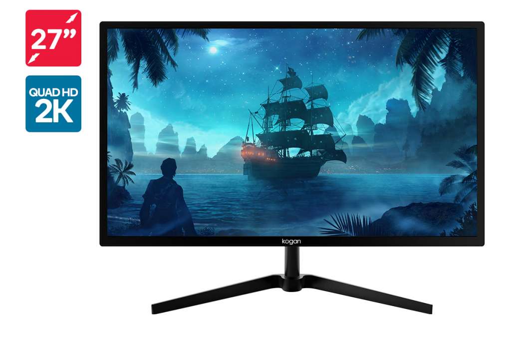 Kogan 27″ QHD LED Monitor (2560 x 1440) $239