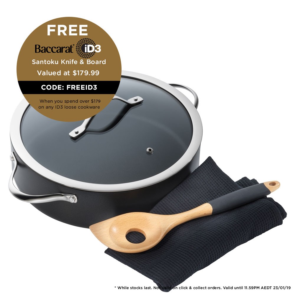Baccarat iD3 Risotto Pack with Lid 28cm/4.9L $129.99 (RRP $279.99)