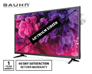 40″ Full HD TV with built-in DVD Player $299