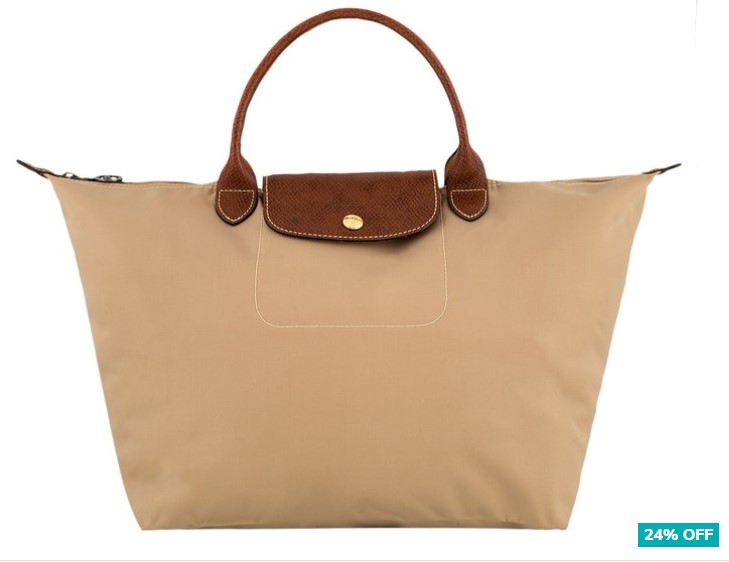 Longchamp Medium Le Pliage Top Handle Handbag – Beige $129 (Don’t pay $170)