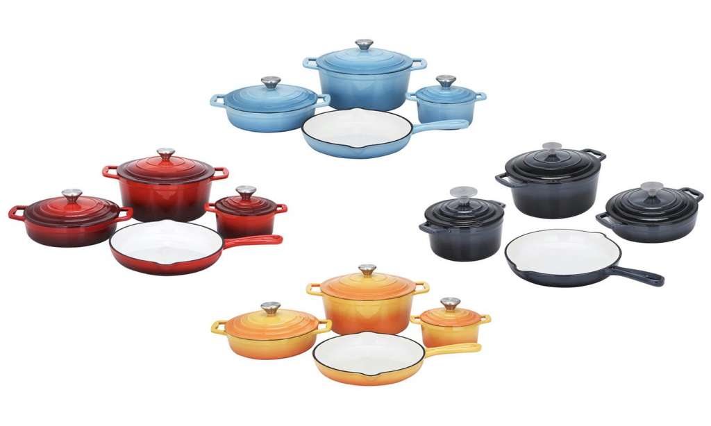 $199 for a Xanten Seven-Piece Cast Iron Cookware Set