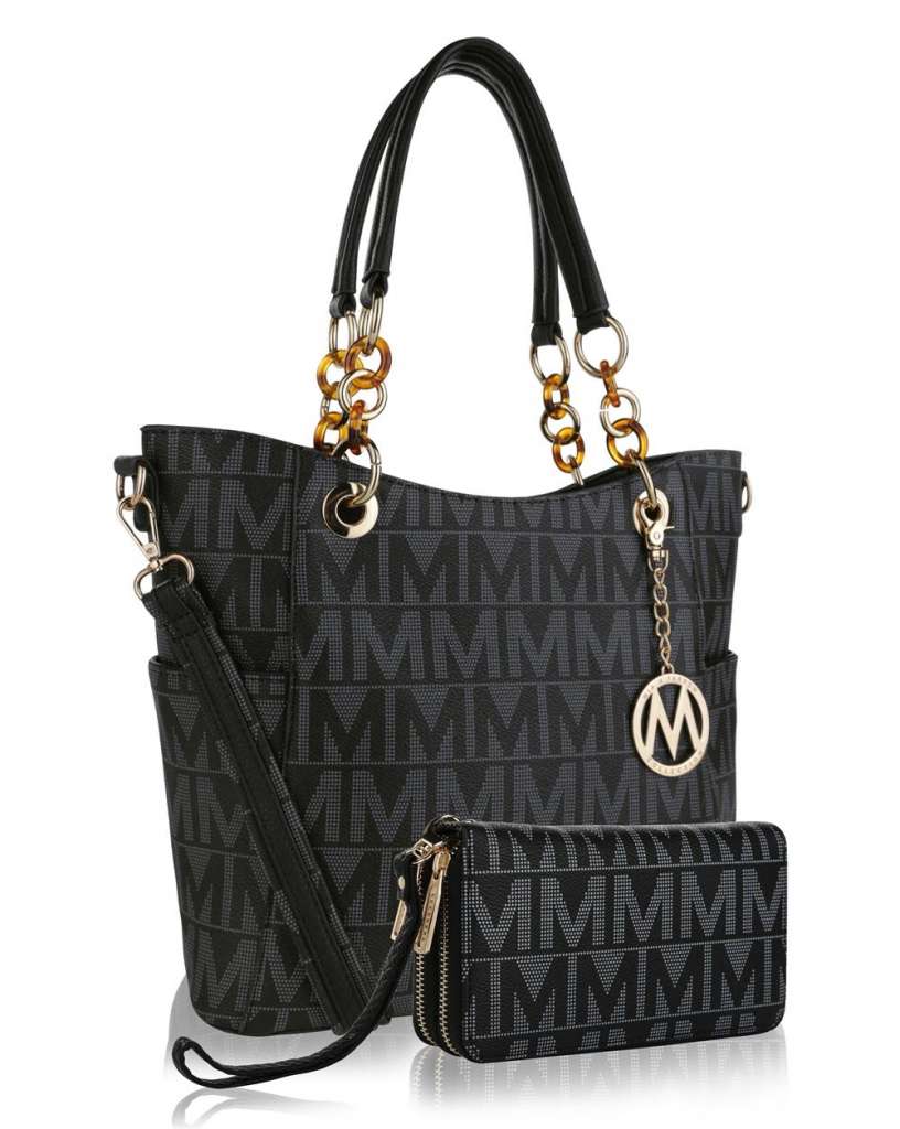 Mkf Collection Kissaten Milan M Signature Tote With Wallet Wristlet By Mia K. Farrow $396 ? $75?