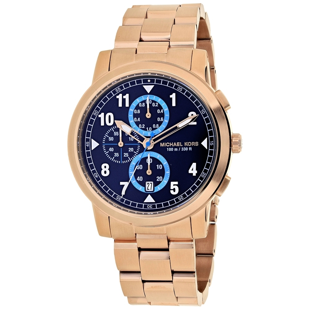 Michael Kors Men’s Paxton Rose-Gold Quartz Watch $229