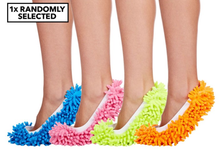 Lazy Housekeeper Mop Slippers – Randomly Selected $6.95