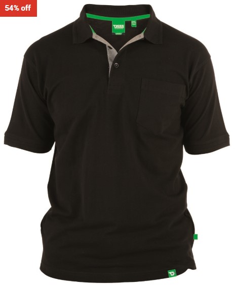 54% OFF Duke Kingsize D555 Fully Combed Pique Polo Shirt With Pocket  $21 (RRP$46)