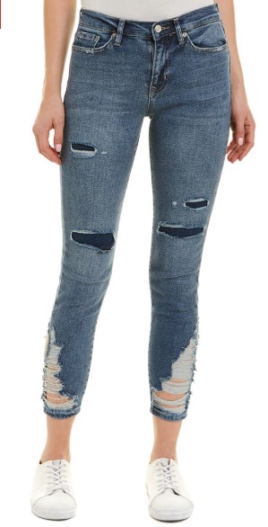 Free People About A Girl Indigo Blue Skinny Leg $65.20 (RRP$111)