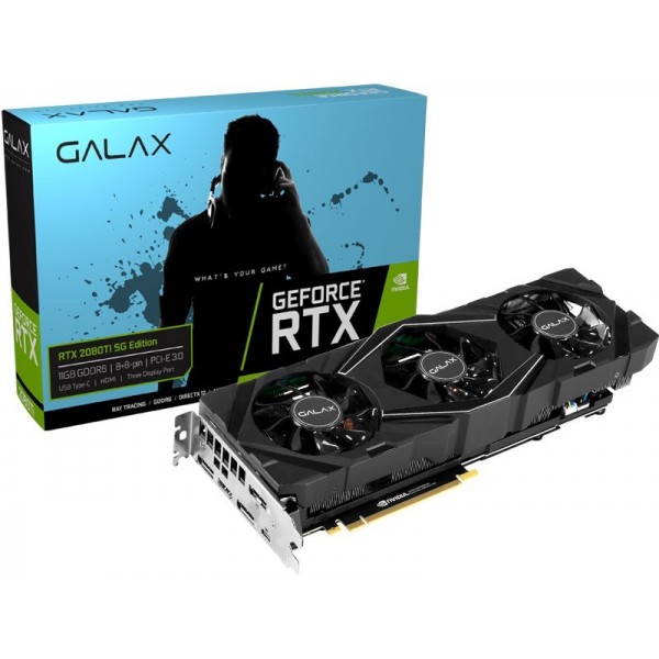 Galax Nvidia (28IULBUCT2GC) 11GB RTX 2080Ti SG 1-Click OC PCI-E VGA Card $1,799.00