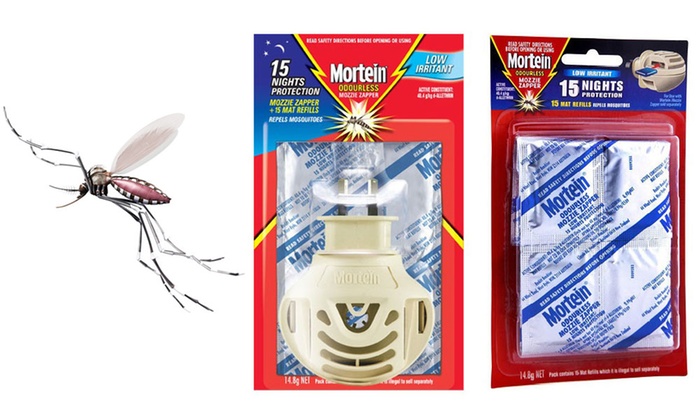 Mortein Mozzie Plug with 120 Refills: Two Plugs ($22) or Four Plugs ($26) (Don’t Pay up to $144.96)