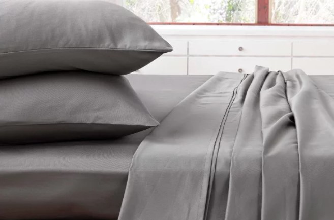 Ardor 1000TC Luxury Sheet Set (Queen/Charcoal) $39 + Delivery (RRP $199.95)