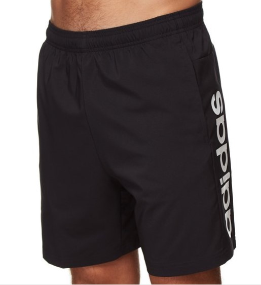 Adidas Men’s Essential Linear Chelsea Short – Black/White $29.99 (Don’t pay $45)