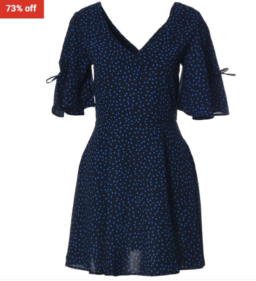 73% off M.N.G Bow Printed Dress $19 (RRP$69.95)