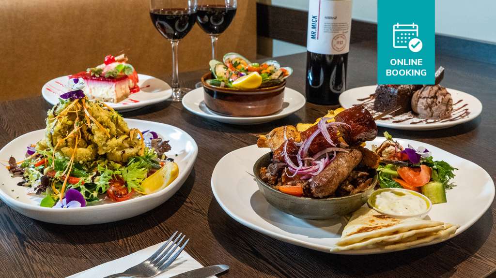 Three-Course Mediterranean Feast with a Bottle of Wine $69