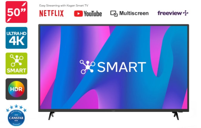 Kogan 50″ Smart HDR 4K LED TV (Series 8 LU8010) $449 + Delivery (Was $599)