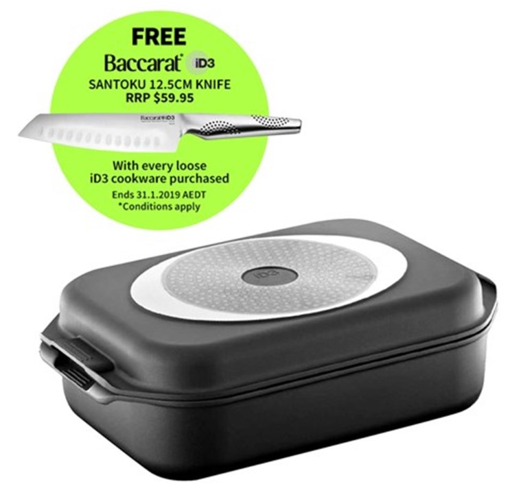 Baccarat iD3 F 34 x 24cm Roast & Grill Pan $129.99 (RRP $259.99)