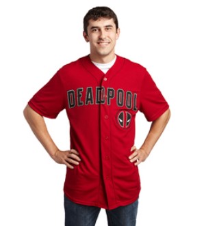 Deadpool Baseball Jersey $16.97 (RRP$24.99)