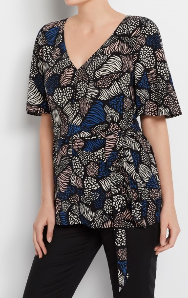 Patchwork Animal Print Top $99.95