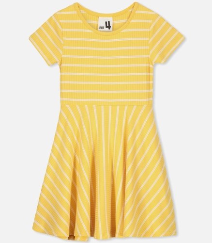 20% off Cotton On Kids Riley Short Sleeve Dress $19.99 (RRP$24.99)