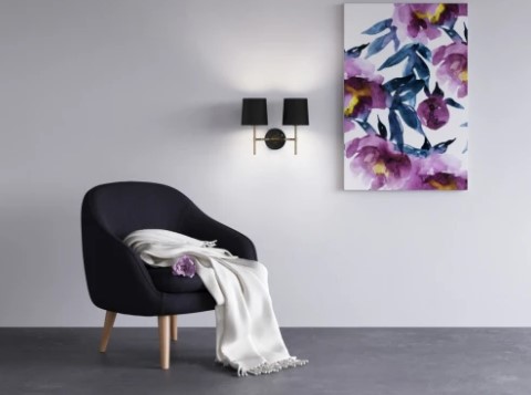 Pavo Dual Shade Wall Light Now $35.99  (RRP$99)