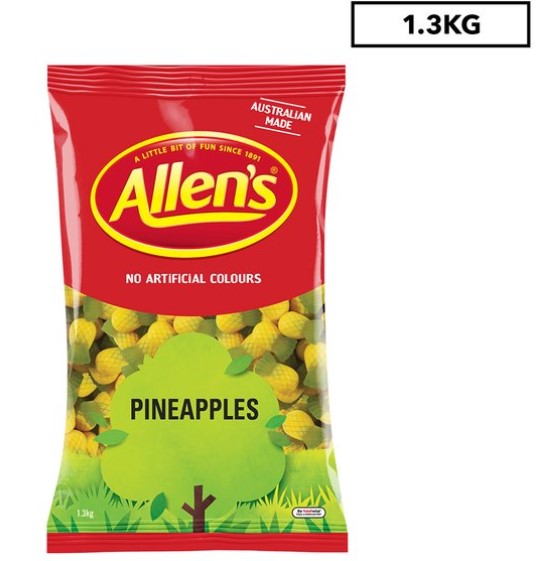 Allen’s Pineapples 1.3kg $12.97