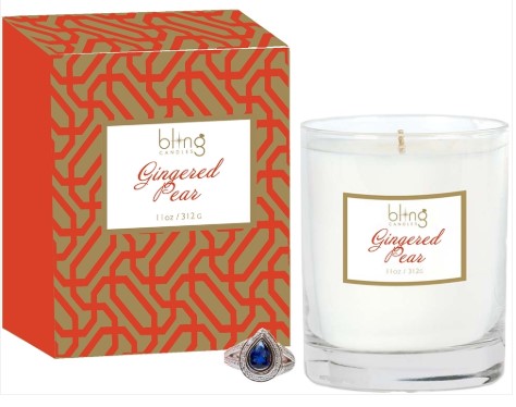 The Soi Candle Co. Bling Boxed 312g Gingered Pear Candle $12.99 (RRP$36)