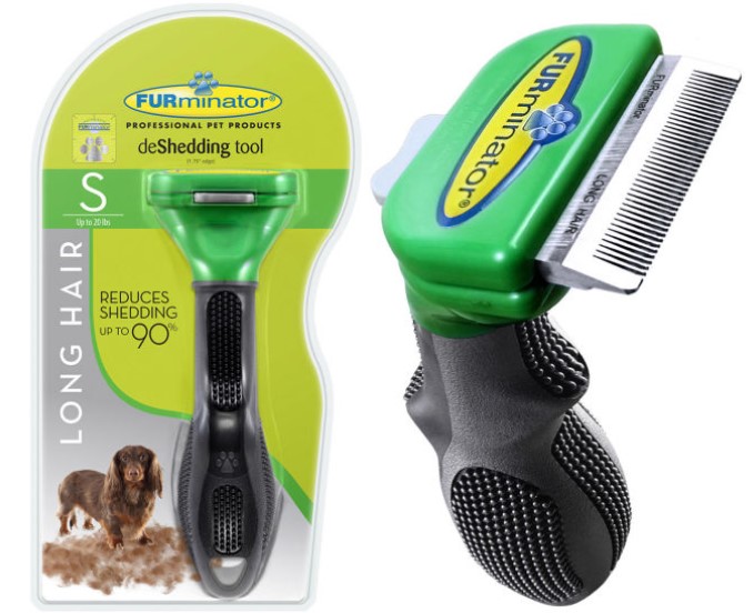 FURminator Deshedding Tool for Small Dogs – Long Hair $44.95