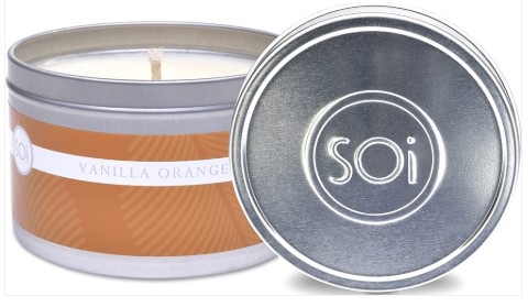 The Soi Candle Co. | Vanilla Orange Travel Tin Candle – 227g $9 (RRP$22)