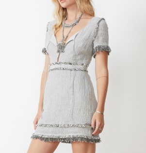 Stevie May Grey Danica Mini Dress $130 (RRP$260)