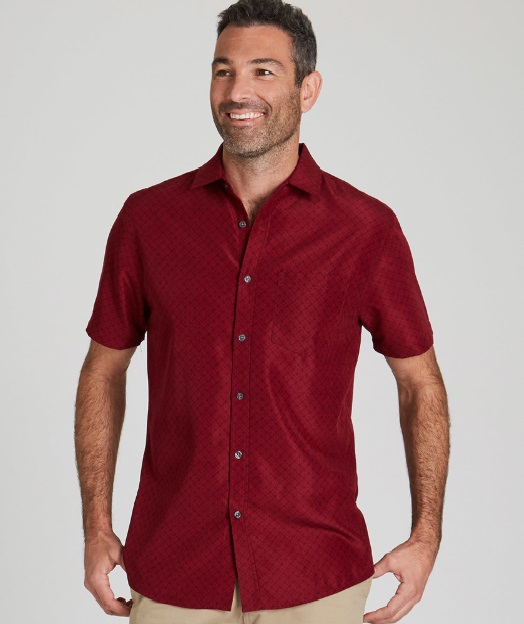 50% OFF Soft Touch Geo Shirt $21.00 (Was$35.00)