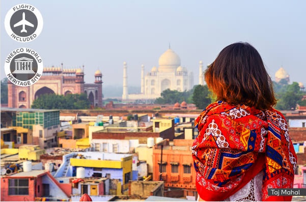 INDIA: 8 Day India Tour Including Flights for Two $4,598 (Valued at $7,760)